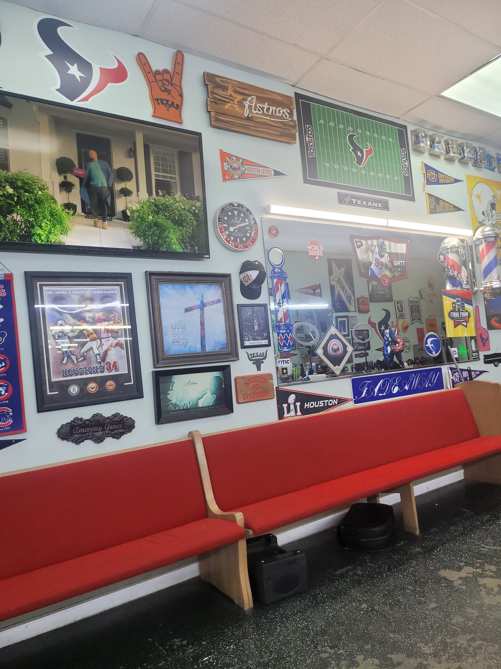 Inside Fadeaway Barber Shop